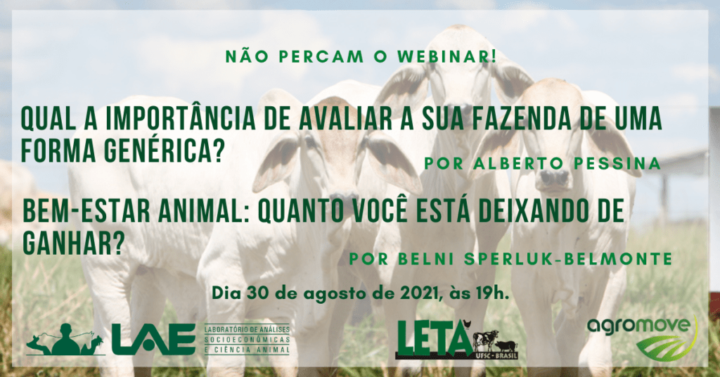 Webinar
Qual a importância de avaliar a Rentabilidade da sua fazenda de uma forma genérica? - por Alberto Pessina
Bem-estar Animal: quanto você está deixando de ganhar? - por Belni Sperluk-Belmonte